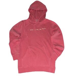 Selena Gomez Hoodie S Pigment Pink I Said I‎ Love You First Merch NEW